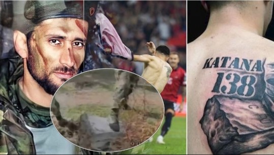 Ngriti peshë stadiumin me golin në ndeshjen me Poloninë, domethënia e madhe e tatuazhit të Mirlind Dakut