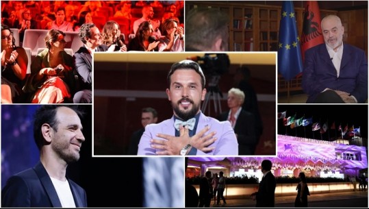   Shqiptarët e Festivalit të Venecias/ Aktori i njohur me plis në tapetin e kuq, bën simbolin e shqiponjës: U deshën 80-vjet por ja dolëm!