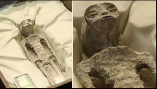 VIDEO/ Trupa alienësh 1000 vjeçarë me tre gishta prezantohen në Meksikë