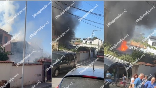 VIDEO/ Zjarr në banesën 3-katëshe në Tiranë, dëme materiale për tre familje! Rrugica e ngushtë pengesë për zjarrfikësit