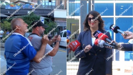 'Turp t'ju vijë, po mbroni një kriminel' Qytetari proteston para ambasadores greke, ishte tek gjyqi i Fredi Belerit   