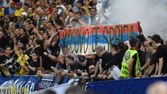 Gjobë e majme dhe një ndeshje pa tifozë, UEFA dënon Rumaninë për banderolën kundër Kosovës