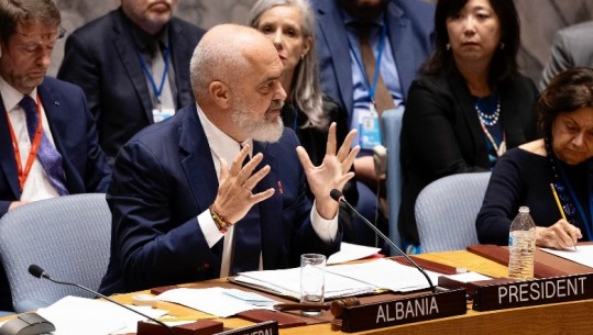 Rama ndan fotot nga mbledhja në Këshillin e Sigurimit në OKB: Dita më krenare për Shqipërinë! E pranishme edhe Linda Rama