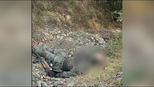 I veshur me uniformë të Njësisë Speciale Serbe 'Kobra', publikohet fotoja e njëri prej sulmuesve serbë të vrarë në veri të Kosovës