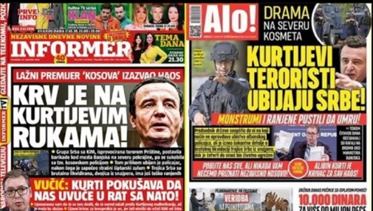'Terroristët e Kurtit vrasin serbët', si u pasqyrua në mediat serbe ngjarja e rëndë në Kosovë