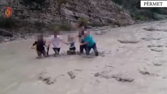 Përmet/ Shpëtohen 23 turistë gjermanë, polakë e francezë, ishin bllokuar në kanionin e Langaricës