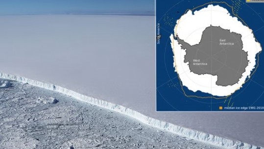 Akulli në Antarktidë arrin në nivelet më të ulëta