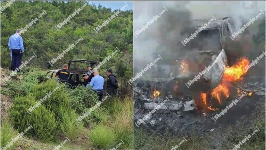 Atentati në Rrëshen, Report Tv siguron pamjet e makinës e djegur në Mirditë, u përdor nga 2 autorët që vranë 59-vjeçarin