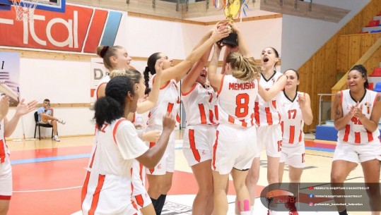Basketboll/ Flamurtari i vajzave vendos 'diktatin', mund në finale Partizanin dhe ngre Kupën e Shqipërisë