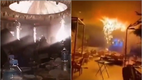 Publikohet video tronditëse, si ra zjarri në lokalin që u mori jetën 114 të ftuarve në dasmën irakiane! Çifti u shpëtoi flakëve duke u fshehur në kuzhinë