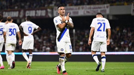 'Çmendet' Lautaro Martinez, shënon katër gola në fitoren e Interit! Zikaltërit në krye të renditjes (VIDEO)