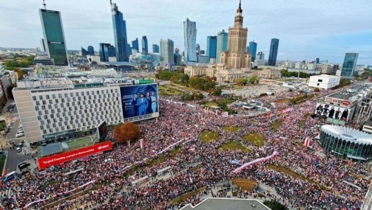 Dy javë para zgjedhjeve parlamentare, nisin demonstratat masive në Varshavë