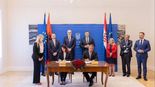 Vizita e delegacionit shqiptar në Kroaci, nënshkruhet plani i ri i bashkëpunimit në shëndetësi