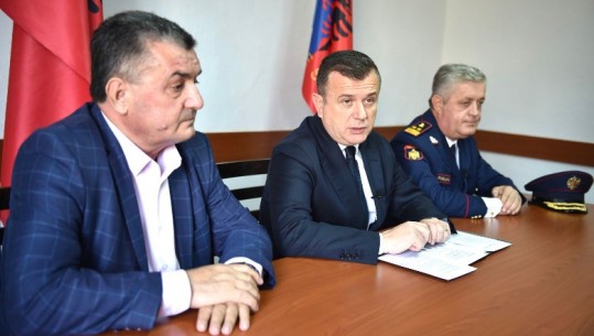 Ministri Balla takim me strukturat policisë në Rrëshen: Rrisni kontrollet në territor