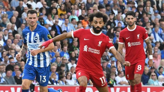 VIDEO/ Liverpool bën hap pas, Brighton e ndal në 'Amex' mes katër golash