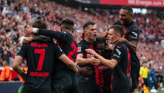 Leverkusen shënon tre gola dhe kryeson Bundesligën, fitojnë Bayern Munich dhe Frankfurt (Renditja)