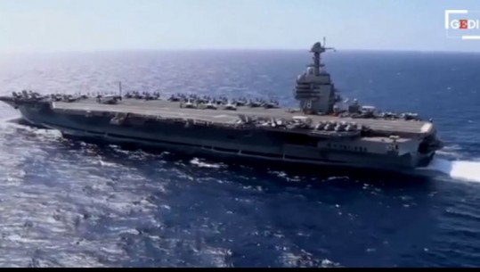 VIDEOLAJM/ SHBA afron luftanijet pranë Izraelit! Aeroplanmbajtësja Ford dhe anijet luftarake përparojnë drejt Mesdheut Lindor