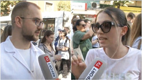 Studentët e mjekësisë për Report Tv: Nuk e nënshkruajmë kontratën për të punuar 5 vite në Shqipëri, do protestojmë derisa të anulohet ligji