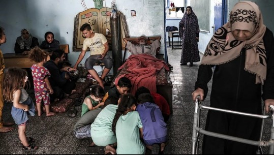 OKB: Të paktën 340 mijë palestinezë të zhvendosur në Gaza