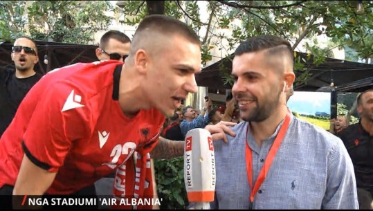 Atmosfera festive në prag të ndeshjes Shqipëri-Çeki, tifozët të bindur për fitoren e kombëtares