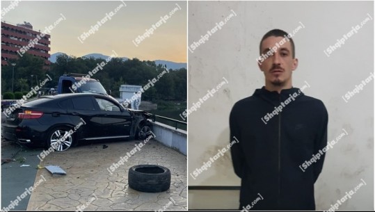 'Fluturoi' me makinë te diga e Liqenit në Tiranë, policia arreston Emiljano Ninën, kushëririn e Ervis Martinajt