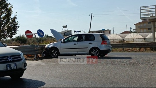 Përplasen dy makina në autostradën Lushnje-Fier, 3 të plagosur! Kryqëzimi i Savrës, ‘njollë e zezë’ aksidentesh