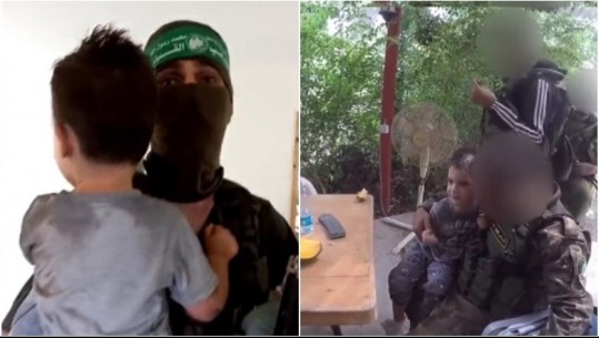 Hamas shpërndan video me fëmijë të marrë peng