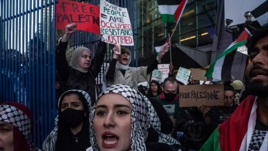 Protesta në mbështetje të kauzës palestineze, SHBA shton masat e sigurisë