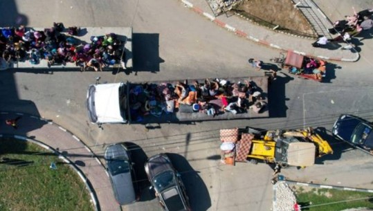 Pamje të rënda/ Goditet kolona me civilë teksa largohej nga Gaza veriore, dhjetëra të vdekur, mes tyre edhe fëmijë