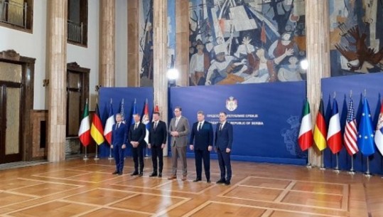Pesë diplomatët perëndimorë takohen me Vuçiçin në Beograd