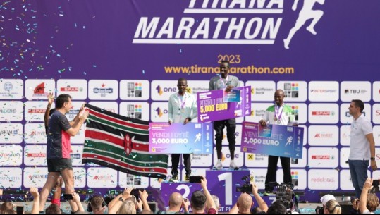 Përmbyllet Maratona e Tiranës, Kenia rrëmben 3 çmimet e para! Në garë morën pjesë 4,000 vrapues nga Shqipëria dhe bota