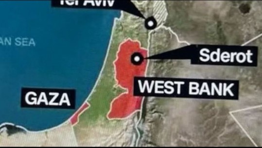 Gabimi i CNN rreth hartës që tregon Tel Aviv pranë Sirisë, zemërim në rrjetet sociale