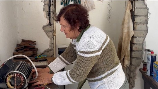 Personazh/ Mjeshtrja e elektromotorëve në Rrëshen, pas 47 viteve punë Tereza Leka sfidon moshën dhe vështirësitë