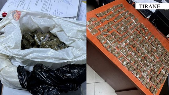‘Tempulli’/ Shisnin drogë afër shkollës 'Sabaudin Gabrani' në Tiranë, arrestohen 5 të rinj! Iu gjetën 163 doza kanabisi