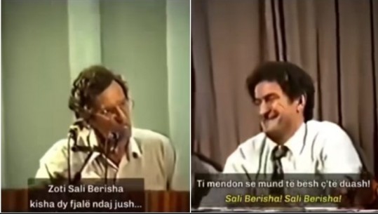 VIDEO/ Gramoz Pashko e kishte kuptuar natyrën e vërtetë të Sali Berishës! Fjalimi i bujshëm i 1992