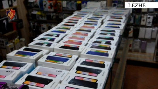 Shiste pajisje elektronike pa fatura, arrestohet administratori i dy dyqaneve në Lezhë! Sekuestrohen celularë me vlerë 70 mijë euro