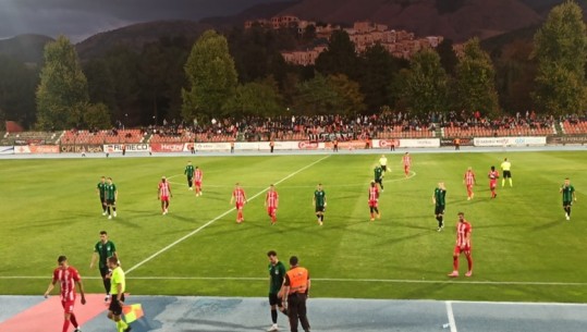 VIDEO/ Skënderbeu dhe Egnatia barazojnë 1-1, rrogozhinasve iu kërcënohet kryesimi! Tifozi ndihet keq në stadium