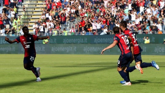 VIDEO/ Marvin Çuni në fushë, Cagliari përmbys Frosinonen nga 0-3 në 4-3