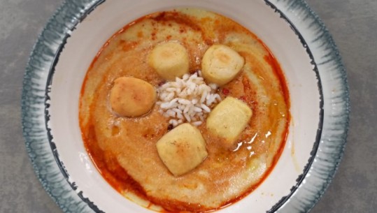 Supë krem me miell orizi nga zonja Albana