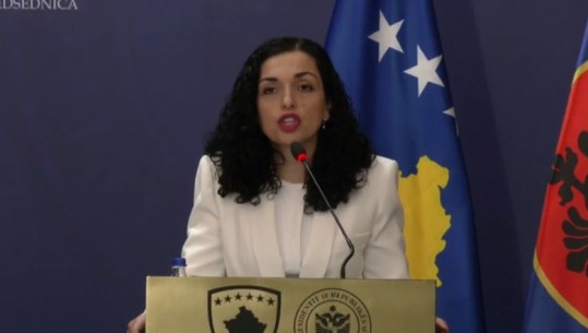 Vjosa Osmani kërkon statusin e vendit kandidat për Kosovën në BE
