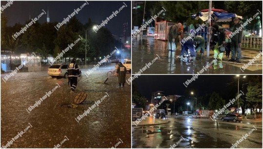 VIDEO/ Reshje të dendura shiu në Shkodër, krijohen probleme në disa akse rrugore! Përmirësime pas ndërhyrjeve