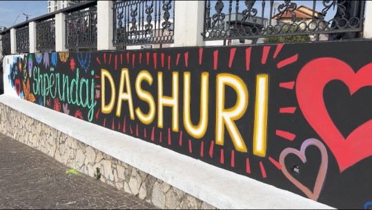 Lezhë, mbishkrimet me urrejtje kthehen në piktura murale! Iniciativa e të rinjve lezhjanë me moton ‘Shpërndaj Dashuri’