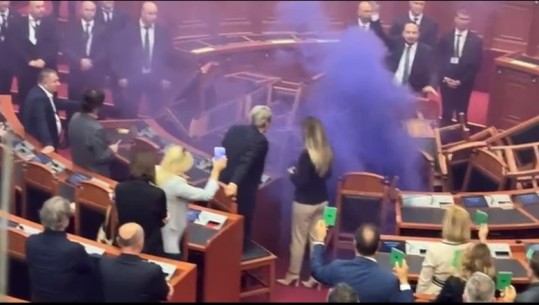 VIDEO/ Salianji hedh tymuesen në Kuvend, Berisha nuk ndihet mirë! Elda Hoti i bën fresk