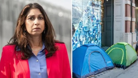 Suella Braverman 'kryqëzohet' pas deklaratës për të pastrehët: Nuk lejojmë që në rrugët tona të ngrihen tenda me njerëz, atë stil jetese kanë zgjedhur