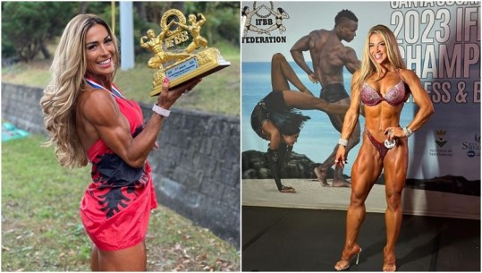 Gentiana Beqa rrëmben medaljen e artë në kampionatin Botëror të Bodybuilding-ut