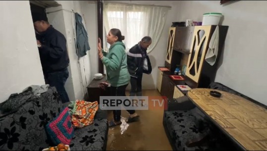 VIDEO brenda banesës së përmbytur në Tarazh të Mirditës, orenditë shtëpiake nën ujë