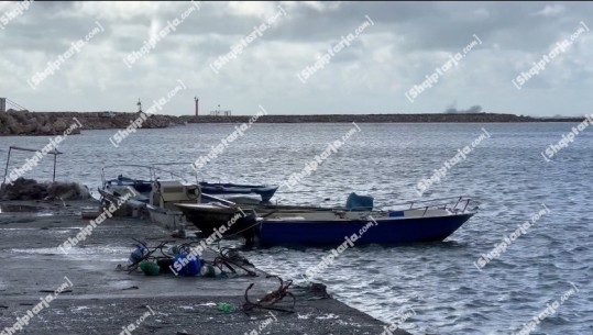 Probleme nga moti i keq në Lezhë, lundrimi detar vijon të jetë i pezulluar, stuhia dëmton dhe linjat elektrike