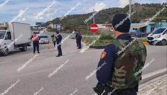 VIDEO/ FNSH dhe forcat operacionale pika kontrolli në hyrje të autostradës së Vlorës 