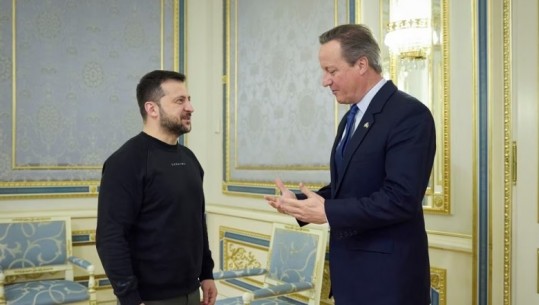Zelensky dhe Cameron diskutojnë për mbështetjen e mëtejme britanike për Ukrainën