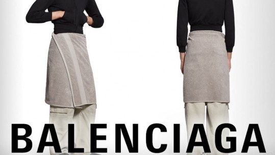 FOTO/ 'Çmendet' shtëpia e modës, Balenciaga nxjerr në shitje fundin-peshqir, kushton mbi 900 dollarë